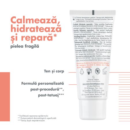 Emulsie reparatoare post-proceduri si post-tatuaje Cicalfate+, 40 ml, Avene 607794