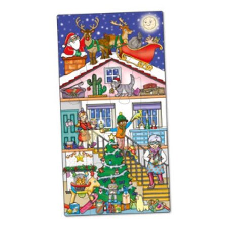 Joc educativ si puzzle, Ajunul Craciunului Christmas Eve Game, Orchard 532204