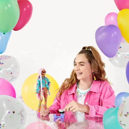 Papusa Barbie Extra, +3 ani, Codite Impletite, Barbie 532215