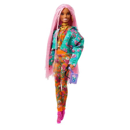 Papusa Barbie Extra, +3 ani, Codite Impletite, Barbie 532214