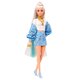 Papusa cu bandana Barbie Extra, 3 ani+, Barbie 532254