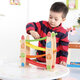 Traseu din lemn pentru masinute Lelin, 2 ani+, New Classic Toys 532223
