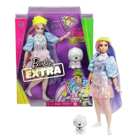 Papusa Barbie Extra, +3 ani, Beanie, Barbie 532359