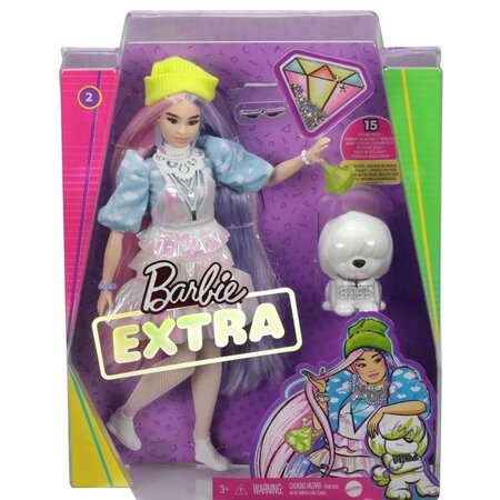 Papusa Barbie Extra, +3 ani, Beanie, Barbie 532358