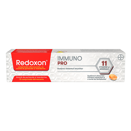 Redoxon Immuno Pro - Vitamina C si Zinc pentru Imunitate, Bayer