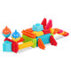 Set 80 cuburi de construit senzoriale Bristle Blocks, Verde, 2 ani+, Battat 819447