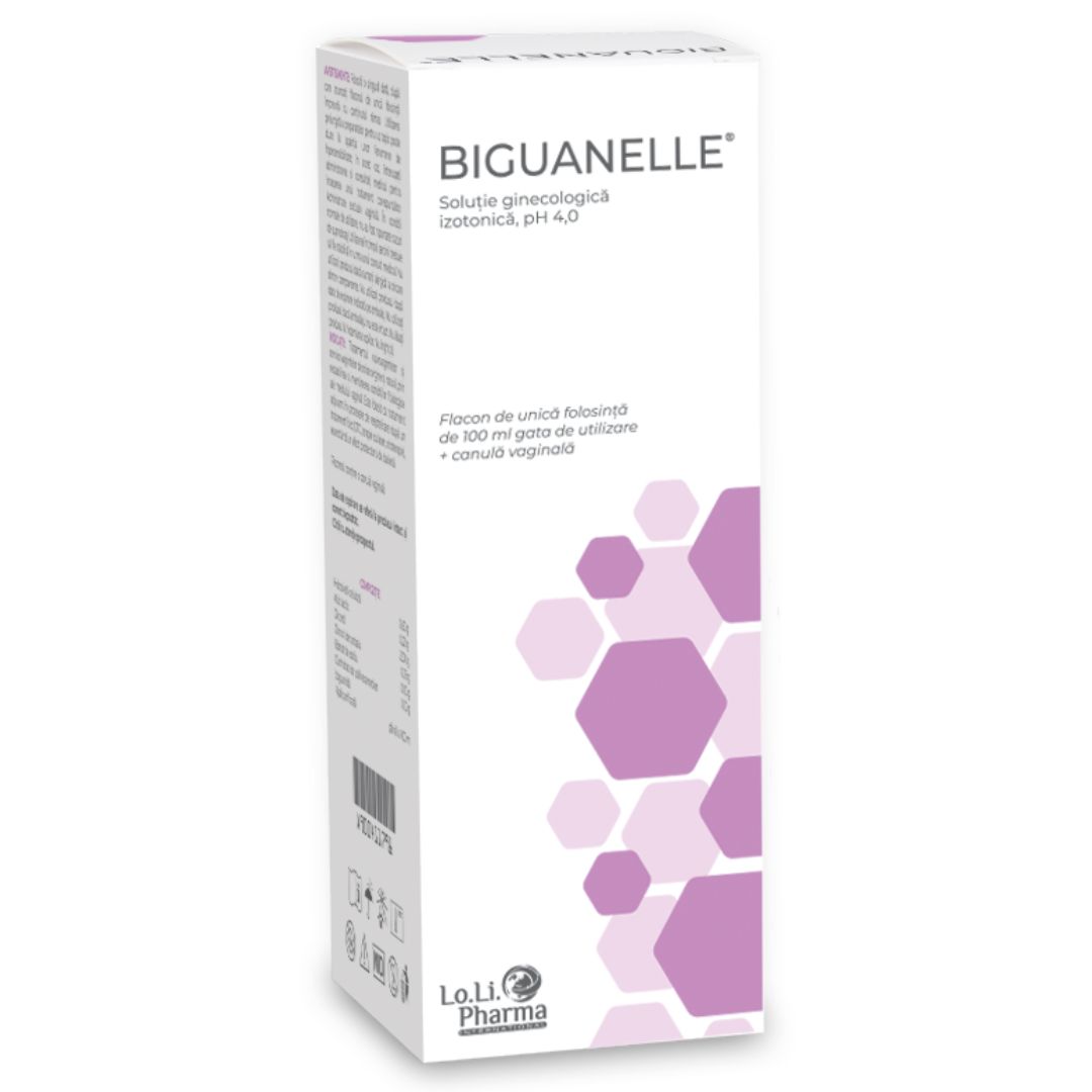 Biguanelle solutie ginecologica izotonica, 100 ml, LO.LI. PHARMA