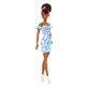 Papusa Barbie Fashionista, Bruneta cu rochita Albastra, Barbie 532565