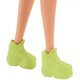 Papusa Barbie Fashionista, blonda cu suvite mov, Barbie 532570