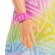 Papusa Barbie Fashionista, blonda cu suvite mov, Barbie 532568