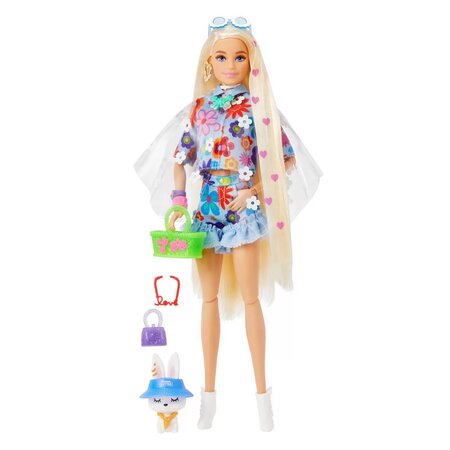 Papusa Barbie Extra, Flower Power