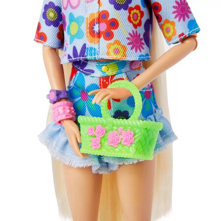Papusa Barbie Extra, +3 ani, Flower Power, Barbie 532586