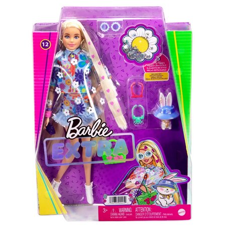 Papusa Barbie Extra, +3 ani, Flower Power, Barbie 532584