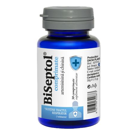 BiSeptol cu artemisinina si chinina, 30 comprimate, Dacia Plant