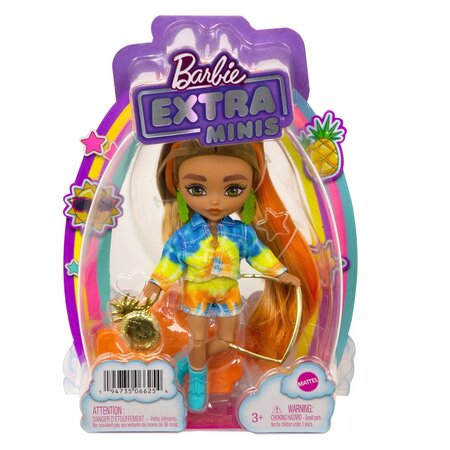 Papusa Barbie Extra Mini, Saten