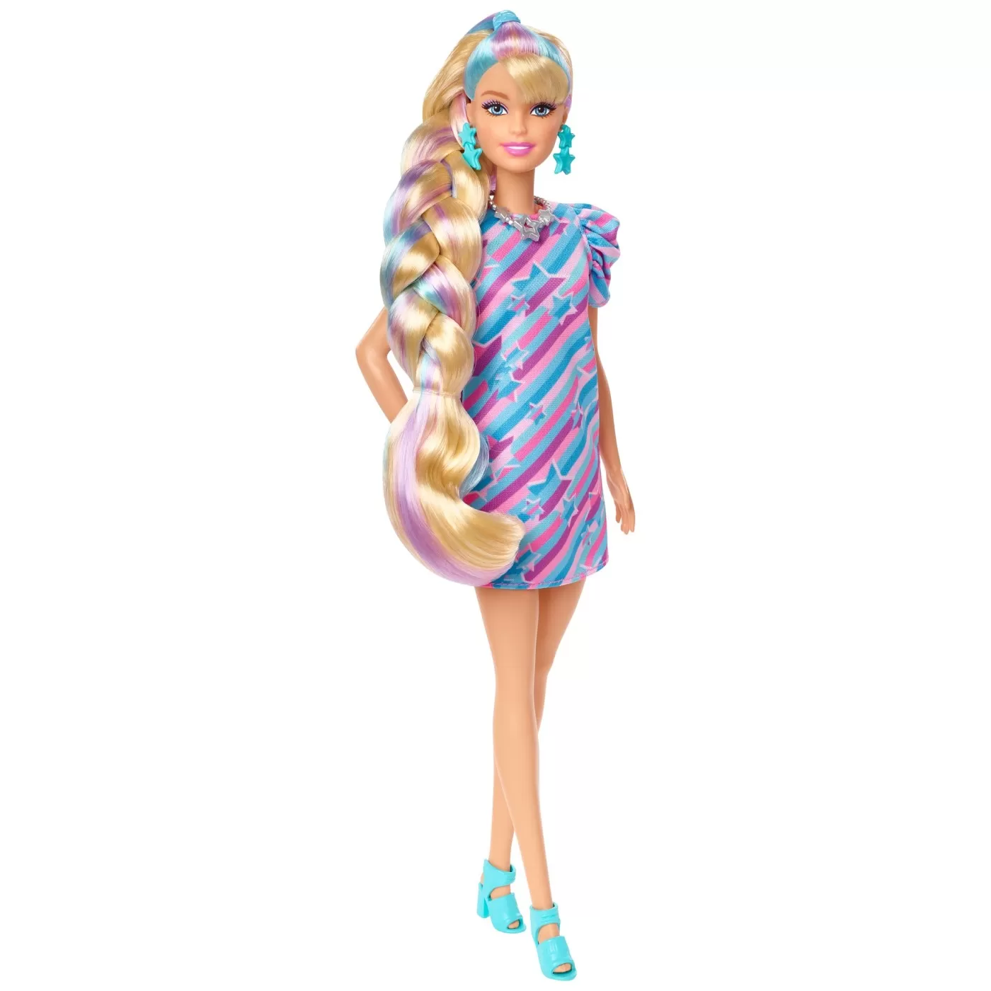 Papusa Barbie Totally Hair, +3 ani, Blonda, Barbie