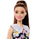 Papusa Barbie Fashionista, +3 ani, Rochie cu imprimeu floral, Barbie 532750