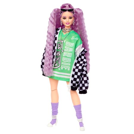 Papusa Barbie Extra, +3 ani, Jacheta Oversized, Barbie 532805