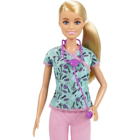 Papusa Asistenta Medicala, +3 ani, Asistenta Medicala, Barbie 532826