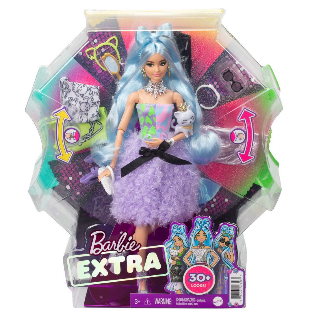 Papusa cu accesorii Barbie Extra, Barbie