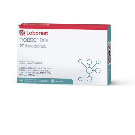 Tiobec Dol, 20 comprimate filmate, Laborest