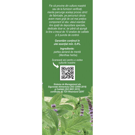 Ceai de menta, 50g, Fares 720840