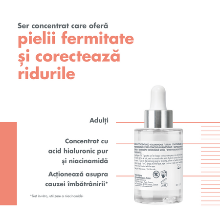 Ser concentrat cu efect de reumplere Hyaluron Activ B3, 30 ml, Avene 537069