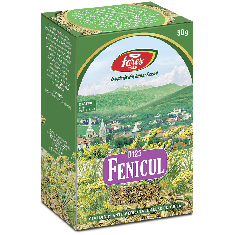 Ceai fenicul, 50g, Fares