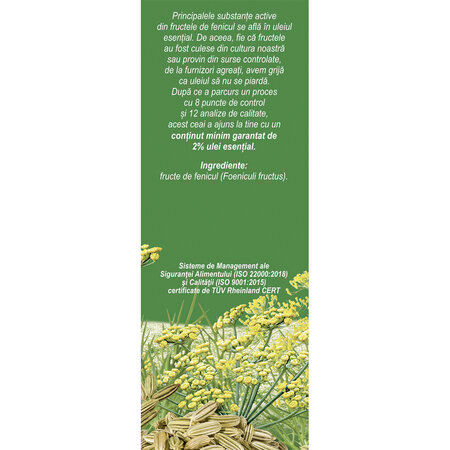 Ceai fenicul, 50g, Fares 718564