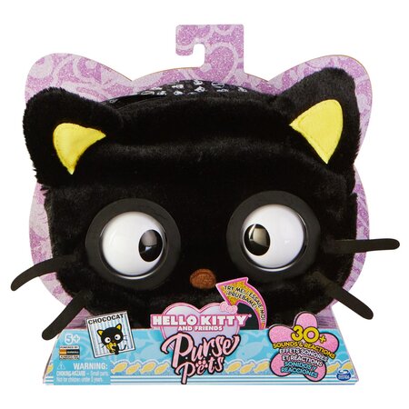 Gentuta interactiva Hello Kitty Chococat, +5 ani, Purse Pets 533049