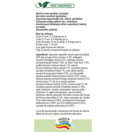 Plantusin sirop pentru diabetici, 250 ml, Fares 721448