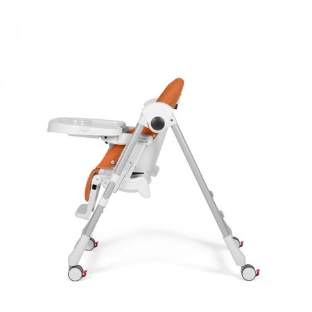 Scaun de masa 2 in 1 Prima Pappa Zero Follow Me, Wonder Orange, Peg Perego 533090