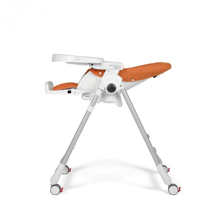 Scaun de masa 2 in 1 Prima Pappa Zero Follow Me, Wonder Orange, Peg Perego 533096