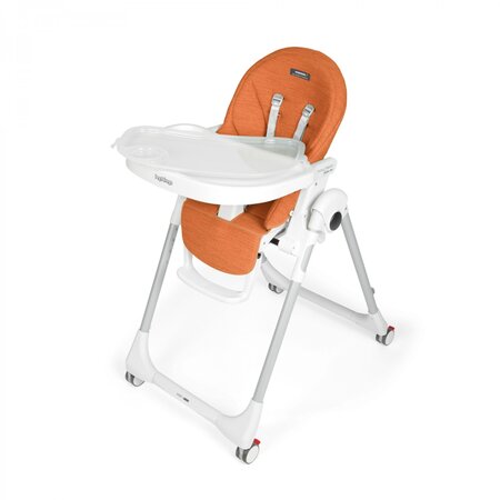 Scaun de masa 2 in 1 Prima Pappa Zero Follow Me, Wonder Orange, Peg Perego 533092