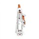 Scaun de masa 2 in 1 Prima Pappa Zero Follow Me, Wonder Orange, Peg Perego 533097