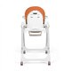 Scaun de masa 2 in 1 Prima Pappa Zero Follow Me, Wonder Orange, Peg Perego 533098