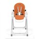 Scaun de masa 2 in 1 Prima Pappa Zero Follow Me, Wonder Orange, Peg Perego 533089