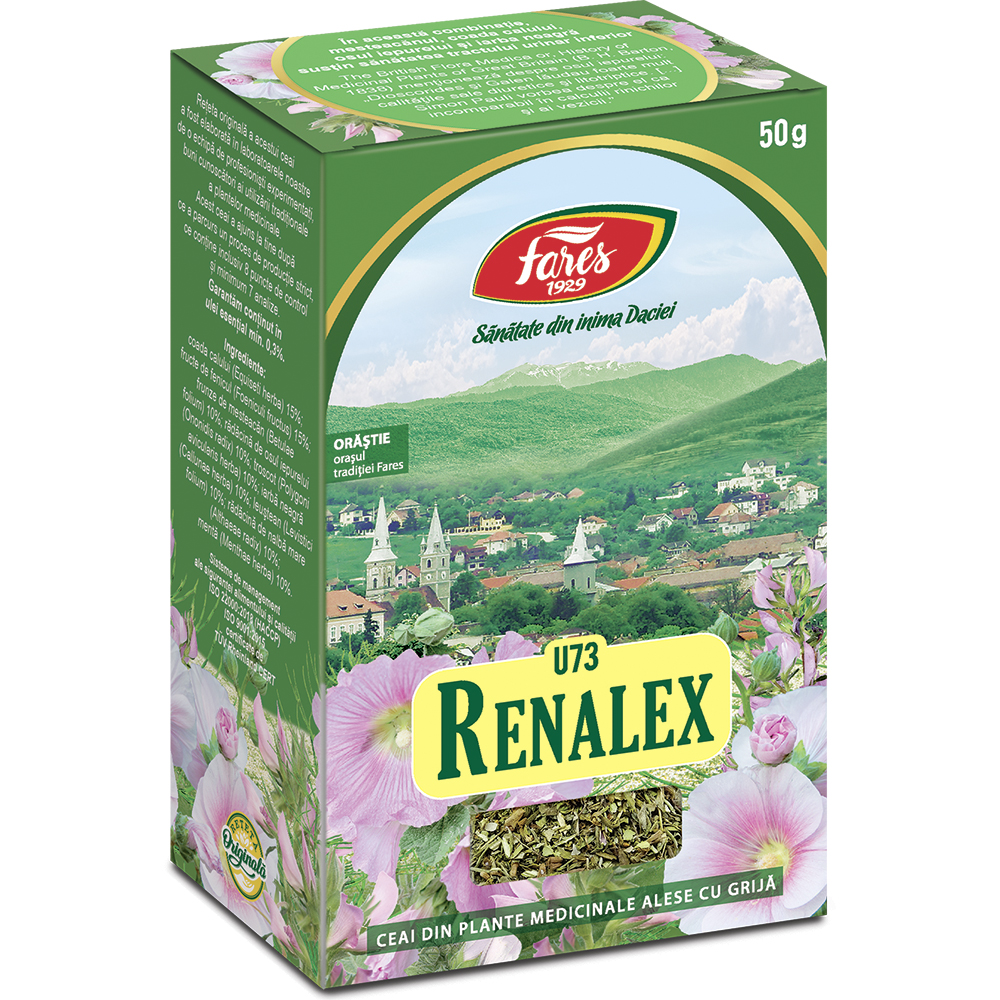 Renalex ceai, 50g, Fares