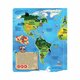 Carte interactiva Atlasul lumii in limba engleza, +6 ani, Raspundel Istetel 533105