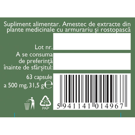 Hepatofit Forte D100, 63 capsule, Fares 722931