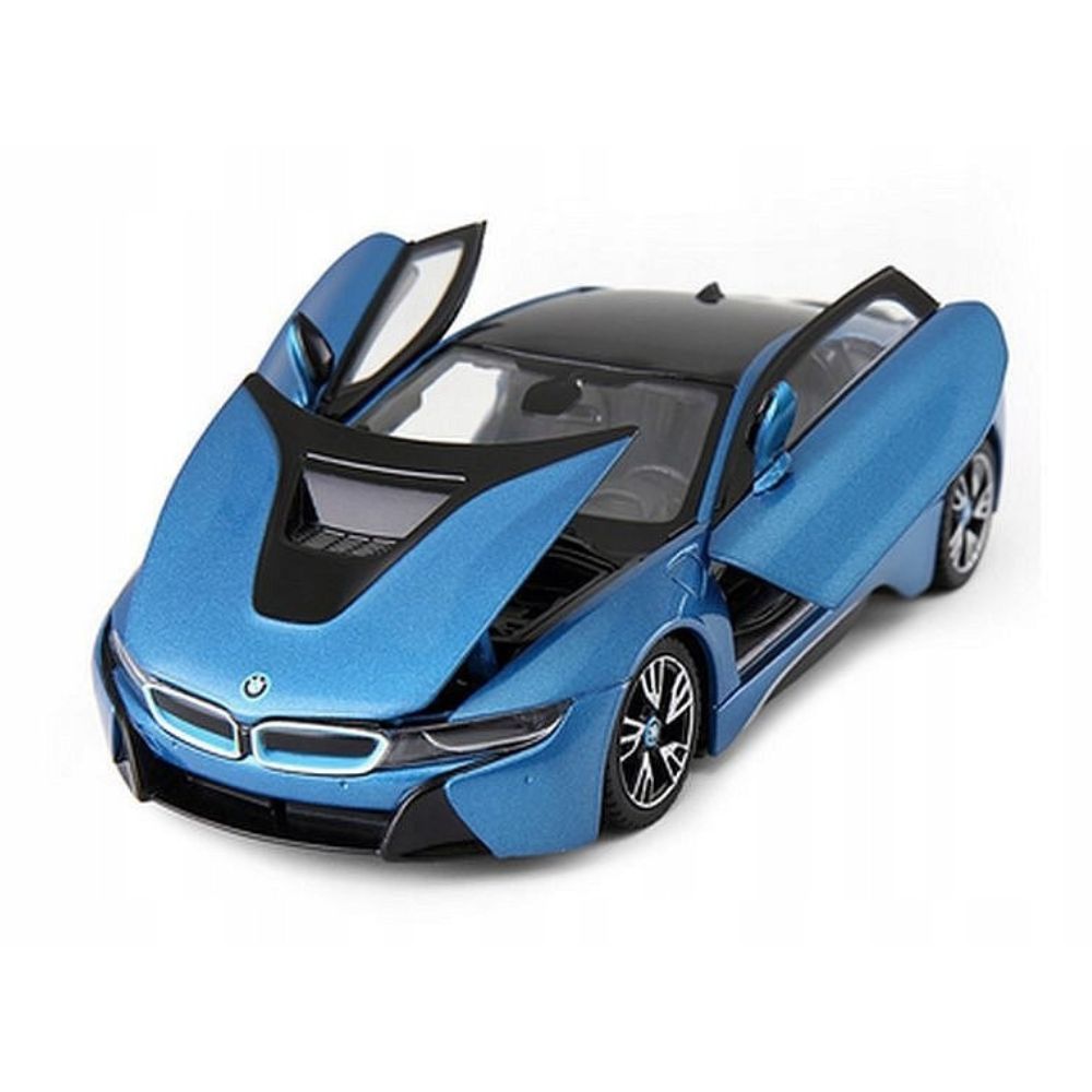 Masinuta metalica BMW I8, Albastru, Rastar