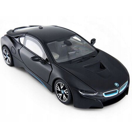 Masinuta metalica BMW I8, negru, Rastar 533158