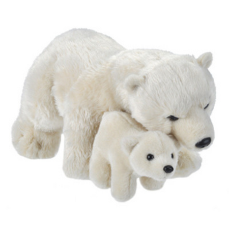 Jucarie de plus Mama si puiul Urs Polar