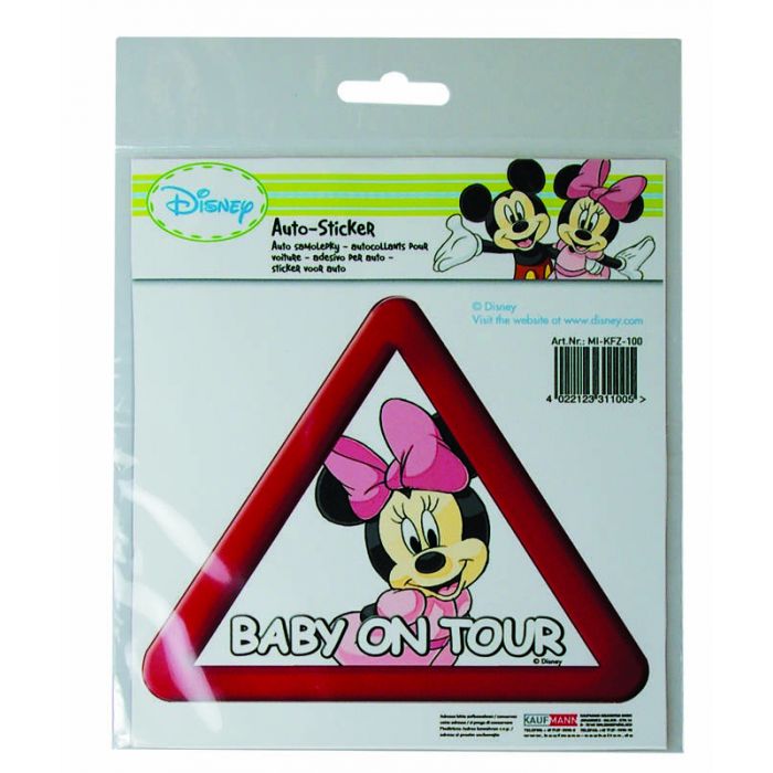 Stickere auto Baby la Bord Minnie Mouse, Kaufmann