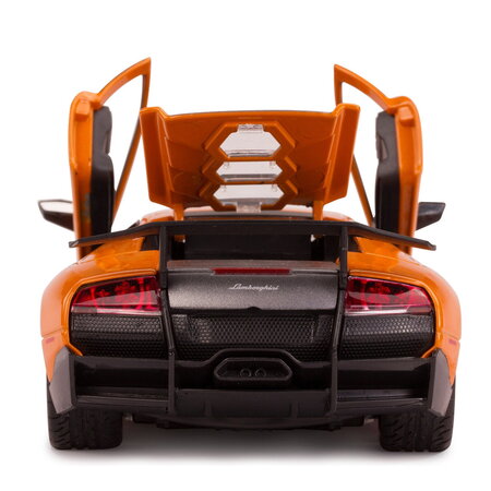 Masinuta metalica Lamborghini Murcielago LP670-4, Portocaliu, Rastar 533289