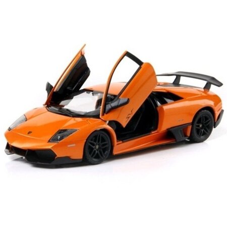 Masinuta metalica Lamborghini Murcielago LP670-4, Portocaliu, Rastar 533292