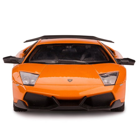 Masinuta metalica Lamborghini Murcielago LP670-4, Portocaliu, Rastar 533288