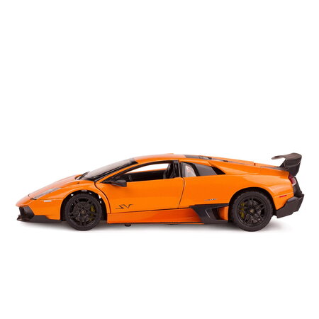 Masinuta metalica Lamborghini Murcielago LP670-4, Portocaliu, Rastar 533291