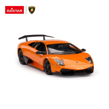 Masinuta metalica Lamborghini Murcielago LP670-4, Portocaliu, Rastar 533290