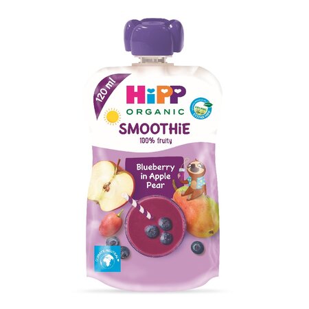 Smoothie cu mere, pere si afine, 120 ml